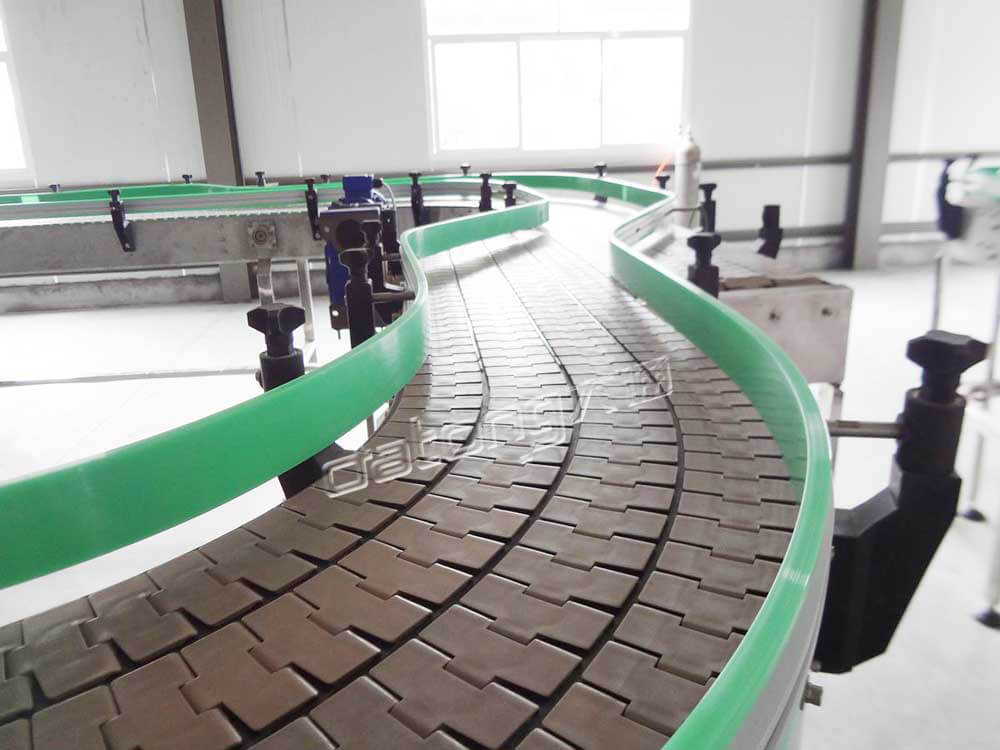 Real Bottle Conveyor System For PET Plastic Bottle