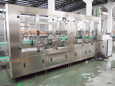 Automatic Orange Juice Hot Filling Machine For Glass Bottle