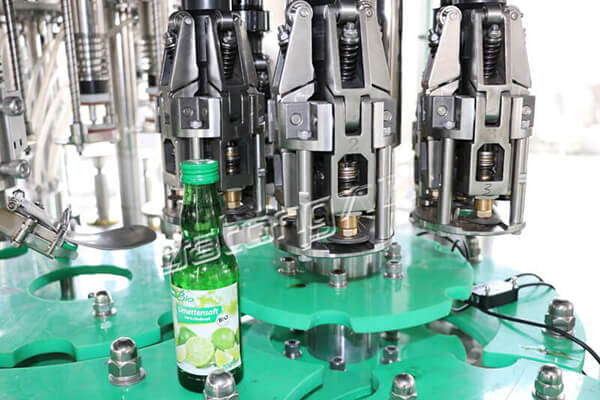 glass bottle filling machine