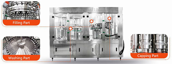 carbonated drink filling machine