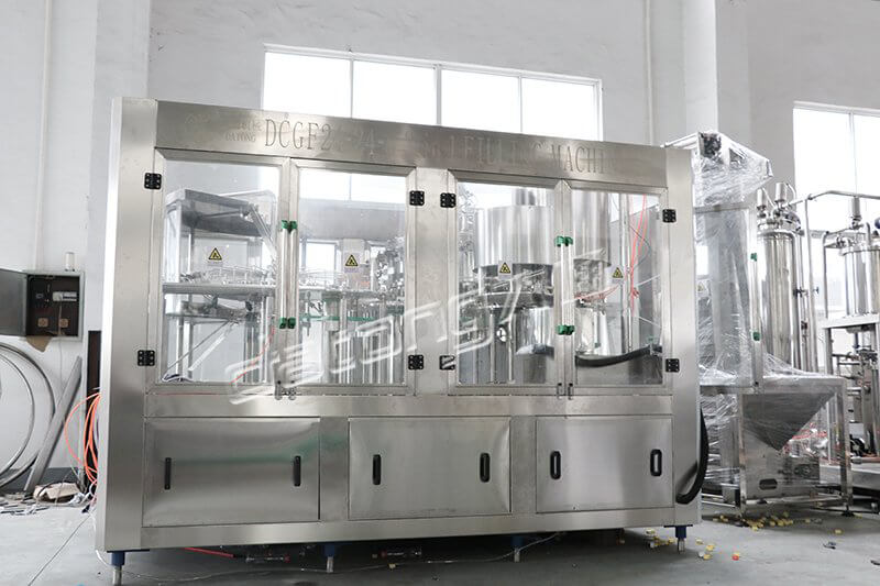 Automatic Carbonated Beverage Bottle Washing Filling Capping Machine