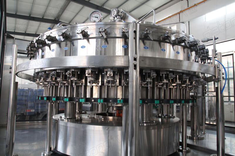 PET Bottle Carbonated Drink Filling Machine From Plant