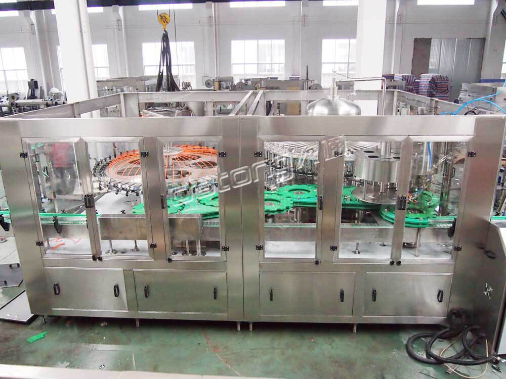 Automatic Orange Juice Hot Filling Machine For Glass Bottle