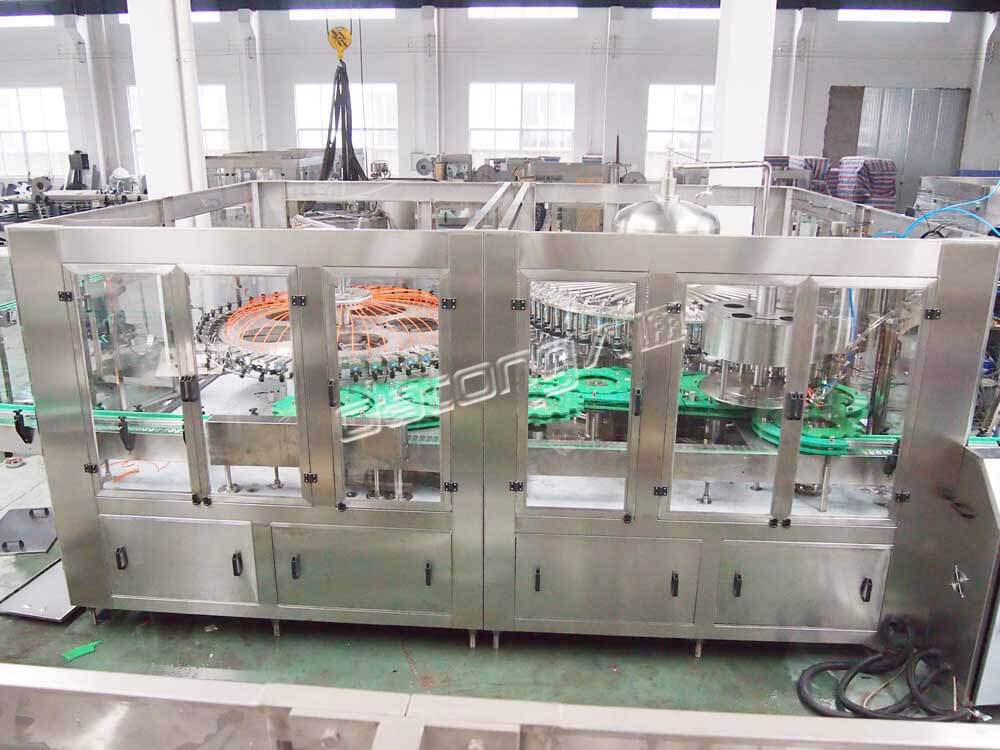 Automatic Orange Juice Hot Filling Machine For Glass Bottle