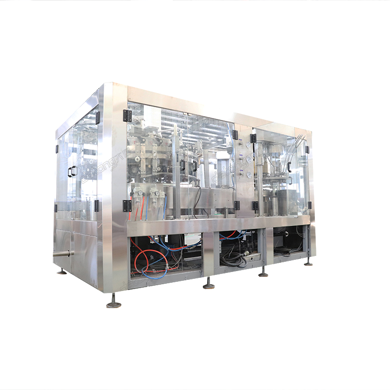 automatic beverage cans filling and capping machine line