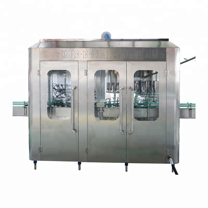 Glass Bottle Lemon Juice Filling Machine