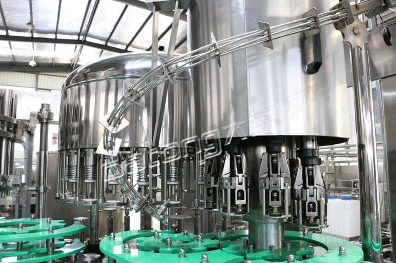 4-in-1 Glass Bottle Juice Filling Machine Production Line