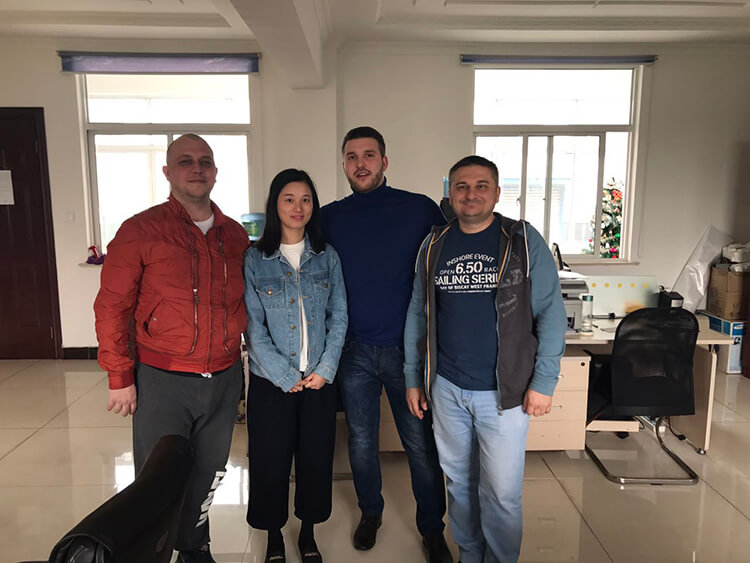 Russia customer visit DATONG machinery