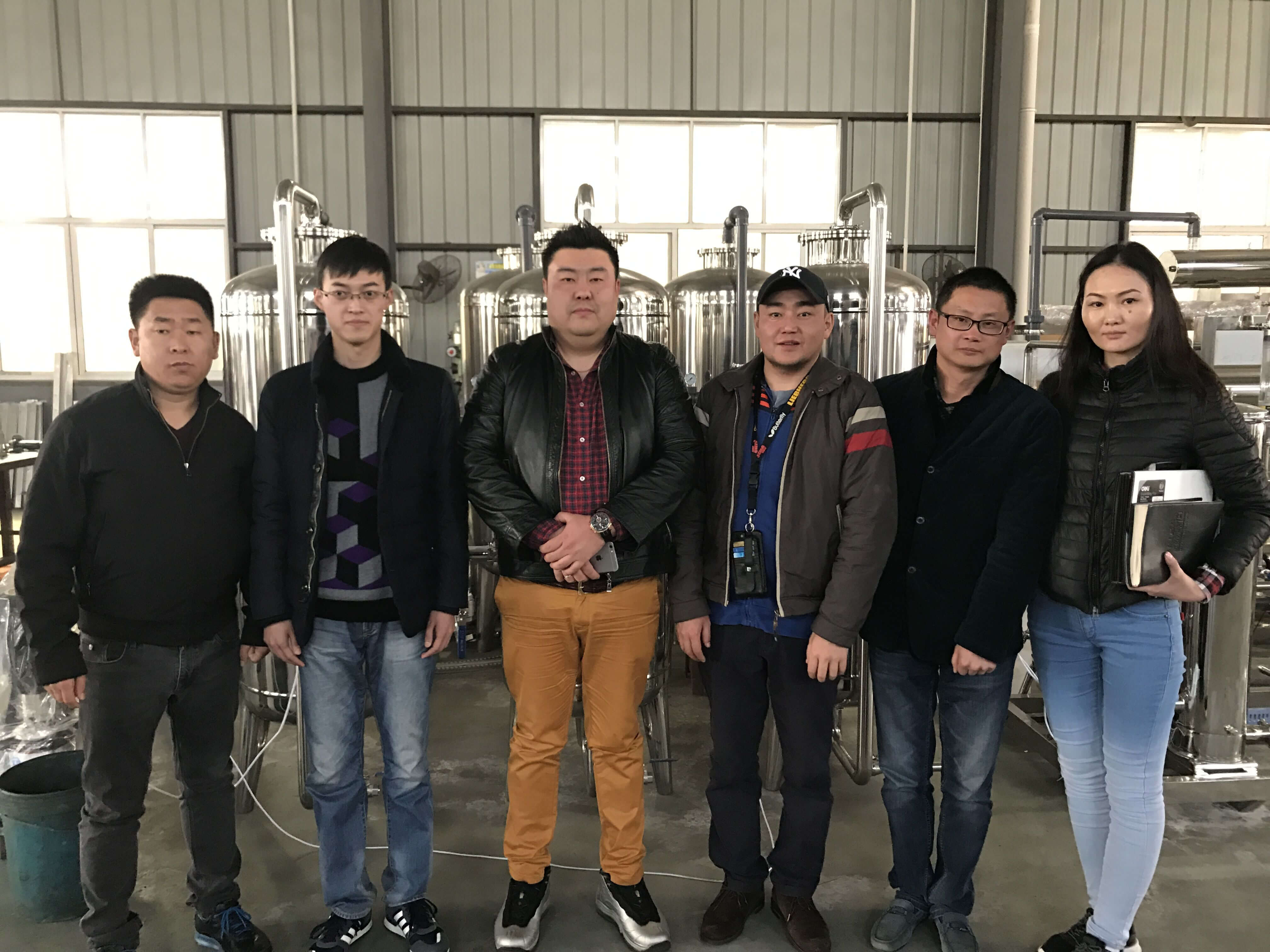 Mongolia customer come to zhangjiagang datong