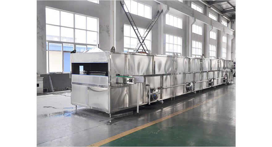 continuous spraying sterilizer