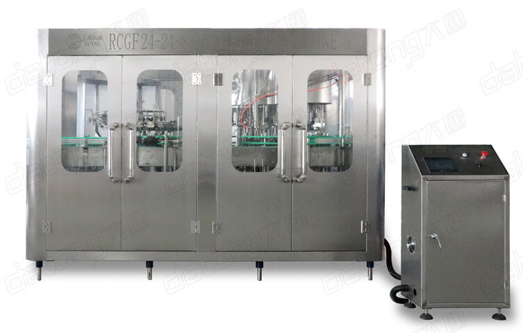 24-24-8 glass bottle juice filling machine of factory price