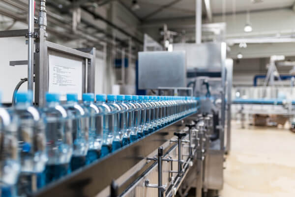 water bottling plant