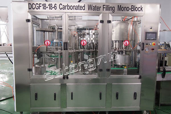 Automatic Carbonated Beverage Bottle Washing Filling Capping Machine